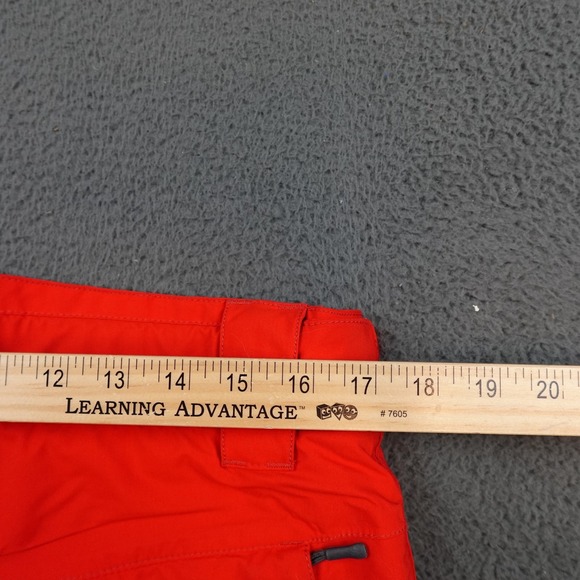 Scott Snow Pants Mens Medium Red Insulated Ski Snowboard Zip Pockets Lined - Picture 9 of 10